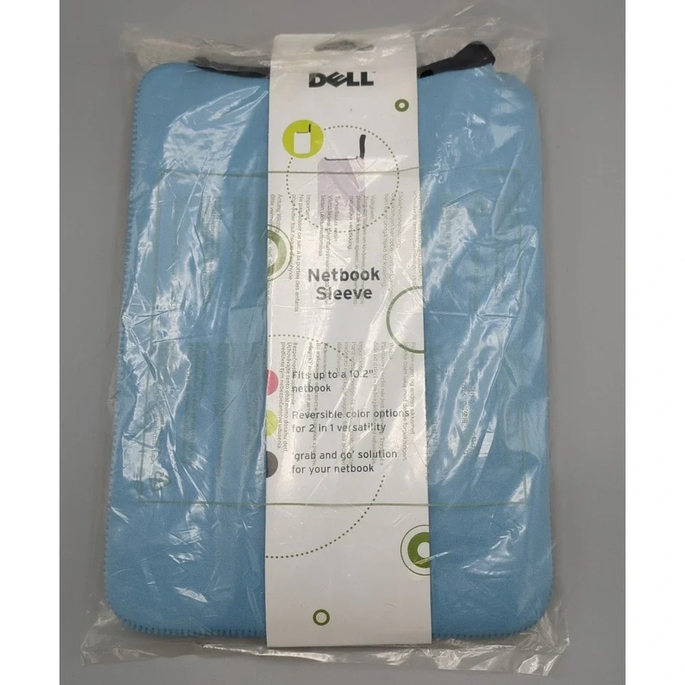 Dell Netbook‎ Sleeve Tablet Cover Neoprene 10.2 inch Light Blue/Black 5 Dot